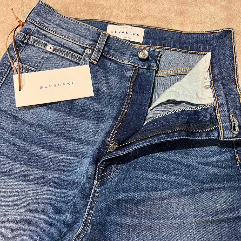 NWT Slverlake Beatnik High-rise Denim Skinny Jeans in Anything Goes, Size 28